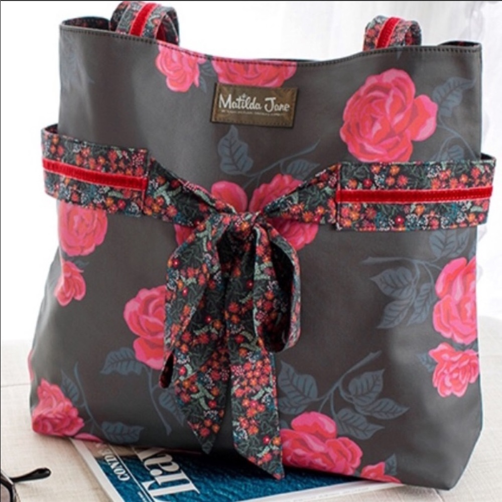 Matilda Jane Heart Strings Tote Bag NWT